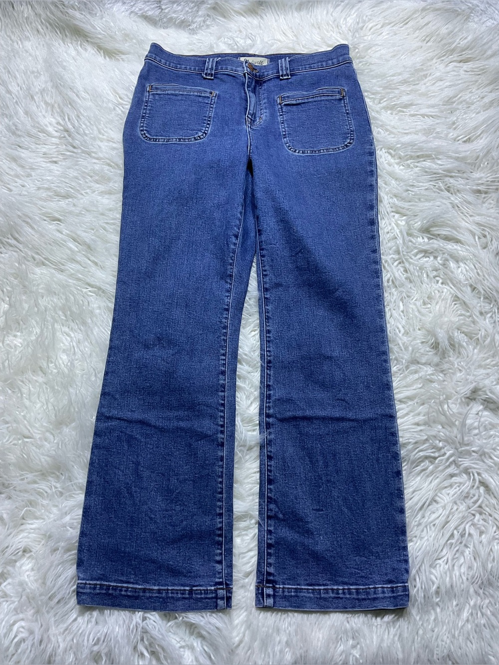 Madewell Mid Rise Kick Out Jeans